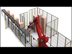 Βιομηχανική Σιδηροτροχιά Χάλυβα Μεταλλικό Σύρμα Φράχτης Ζυγισμένο Ρομπότ Φράχτης Ασφάλειας 1.8M