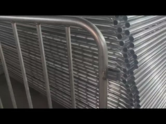 1x2M Ζυγισμένα φραγμοί ελέγχου πλήθους από χάλυβα Ευρωπαϊκό πρότυπο