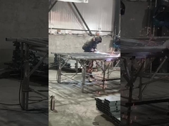 Φράχτης από χάλυβα ψευδαργύρου Φράχτης προστασίας από διάβρωση 2M * 1.5M Φράχτης αντι-διάβρωσης