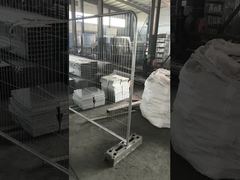 Εισαγάγετε 32 χιλιοστά γαλβανισμένο ατσάλι συγκολλημένο πλαίσιο Κινητό Προσωρινό Ατσάλινο φράκτη ασφαλείας για εσάς