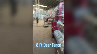 Ισχυρός φράχτης ελαφιού γαλβανισμένο συρμάτινο πλέγμα ύψους 8 ποδιών