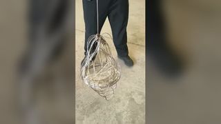 Ανθεκτικό συρμάτινο πλέγμα από ανοξείδωτο χάλυβα για κλουβιά
