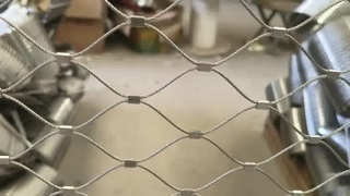 Zoo Animal Safety Mesh Δίχτυ από ανοξείδωτο σχοινί