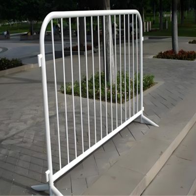 High Security Hot-dipped Galvanized Metal Crowd Control Barrier with 5000N Vertical Load and 1.1*2.2m Panel Size