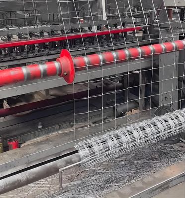 1.5M Ύψος 20cm Απόσταση Ιστού Υψηλής Αντοχής Γαλβανισμένο Αγροτικό Φράχτη Veld