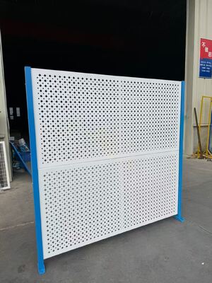 PVC Coated Modular Design Powder Coated Workshop Isolation Fence and Steel Mesh Fencing for Warehouse Safety