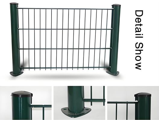 6ft High Εύκολα συναρμολογημένο PVC επικαλυμμένο 3D V Mesh Security Garden Fence