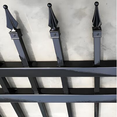 Εμπορικού Βαθμού Σωληνωτή Ατσάλινη Περίφραξη Υψηλής Ασφάλειας Αντικλεπτική Περίφραξη Ακινήτου