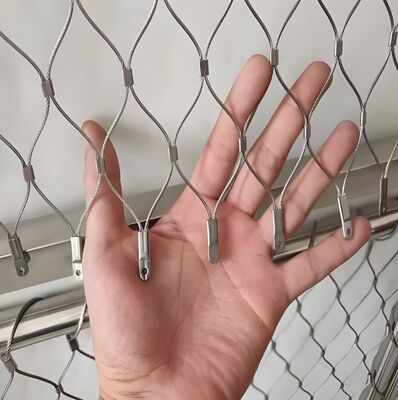Δίκτυο ασφαλείας σχοινιών από χάλυβα από ανοξείδωτο χάλυβα για την προστασία από πτώση σε εργοτάξιο