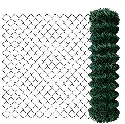 2.0mm Wire High-Strength PVC Coated Chain Link Fence με διαμαντένια τρύπα για γεωργική και κηπουρική χρήση